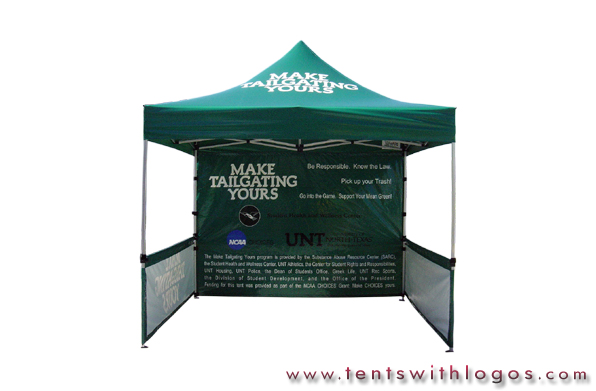 10 x 10 Pop Up Tent - UNT